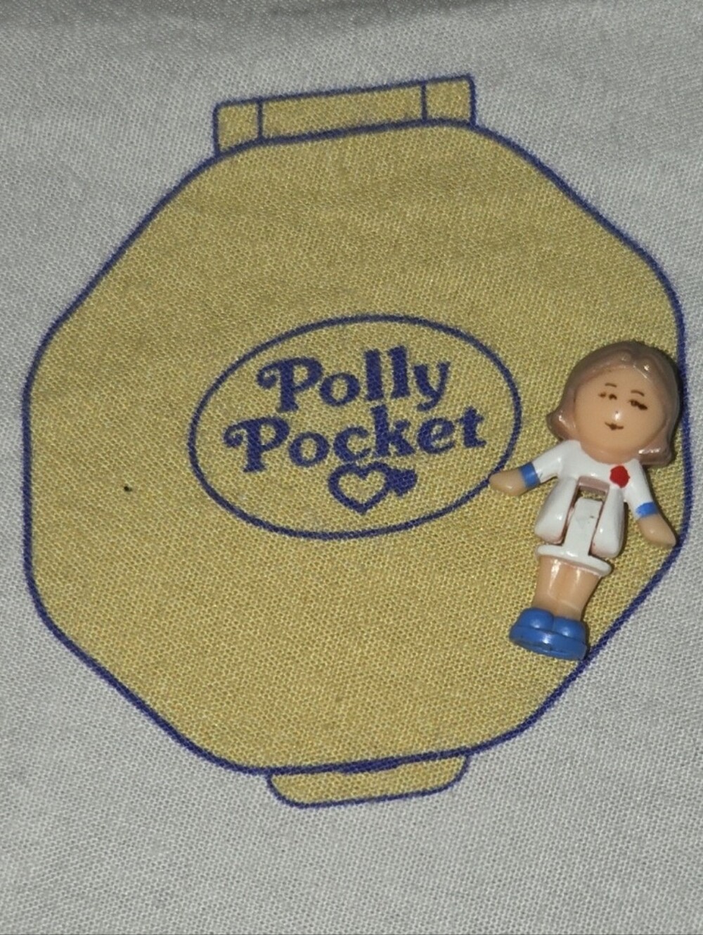 ✨💇♀️ Vintage 1990 Polly Pocket Hair Salon Pixie Replacement Doll Only EUC HTF